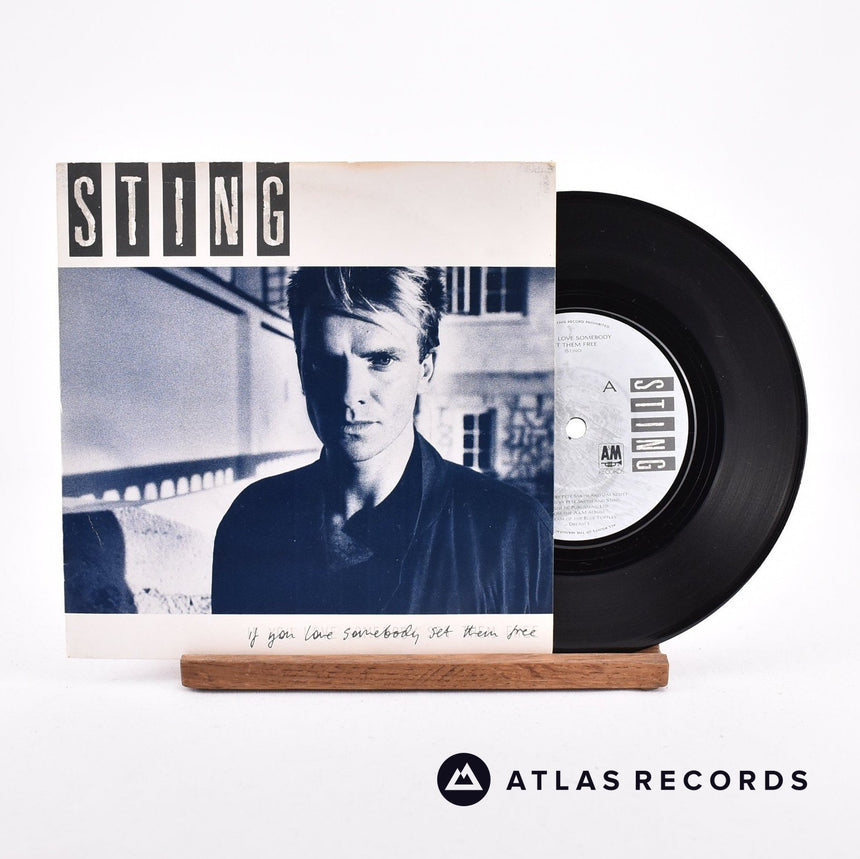 Sting If You Love Somebody Set Them Free 7" Vinyl Record - Front Cover & Record