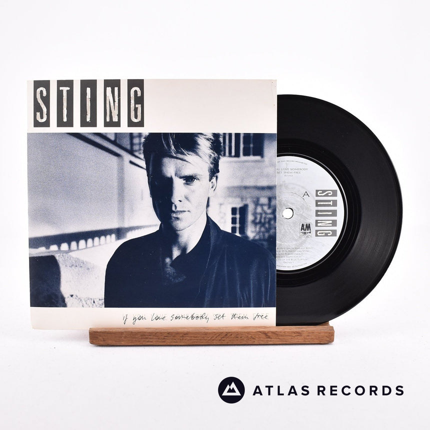 Sting If You Love Somebody Set Them Free 7" Vinyl Record - Front Cover & Record