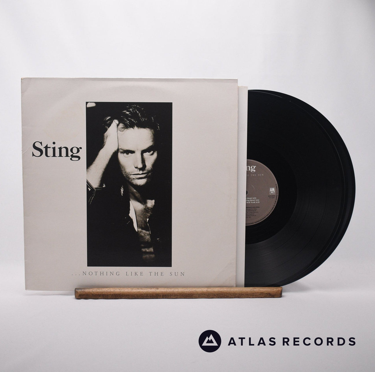 Sting ...Nothing Like The Sun Double LP Vinyl Record - Front Cover & Record