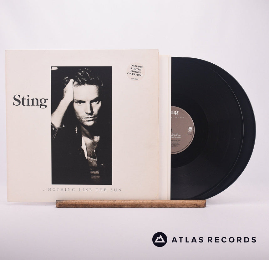 Sting ...Nothing Like The Sun Double LP Vinyl Record - Front Cover & Record