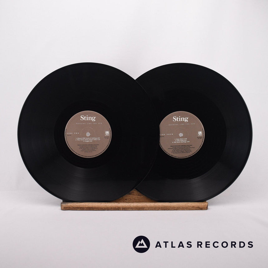 Sting - ...Nothing Like The Sun - Lyric Sheet 2 x LP Vinyl Record - EX/EX