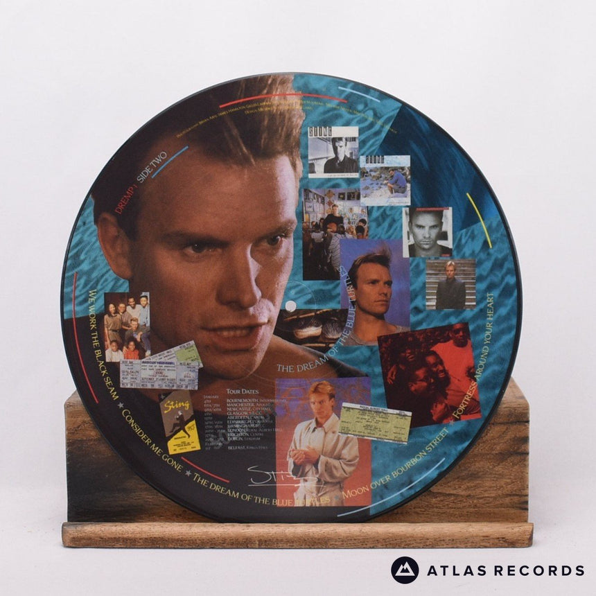 Sting - The Dream Of The Blue Turtles - Die-Cut Sleeve LP Vinyl Record - EX/EX