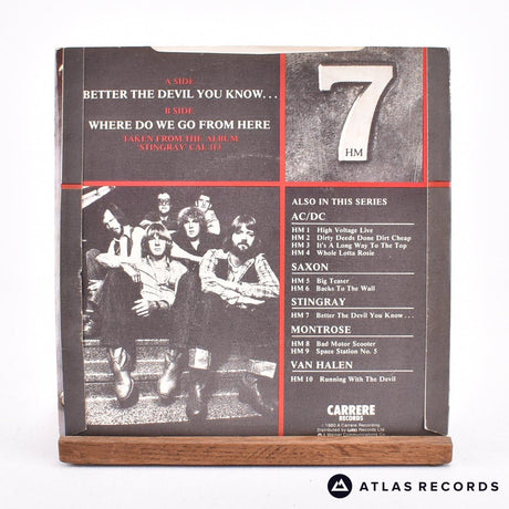 Stingray - Better The Devil You Know... - 7" Vinyl Record - VG+/EX