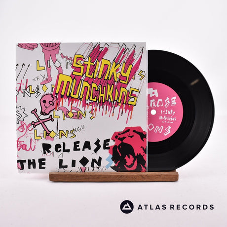 Stinky Munchkins Release The Lions 7" Vinyl Record - Front Cover & Record