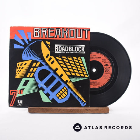 Stock, Aitken & Waterman Roadblock 7" Vinyl Record - Front Cover & Record