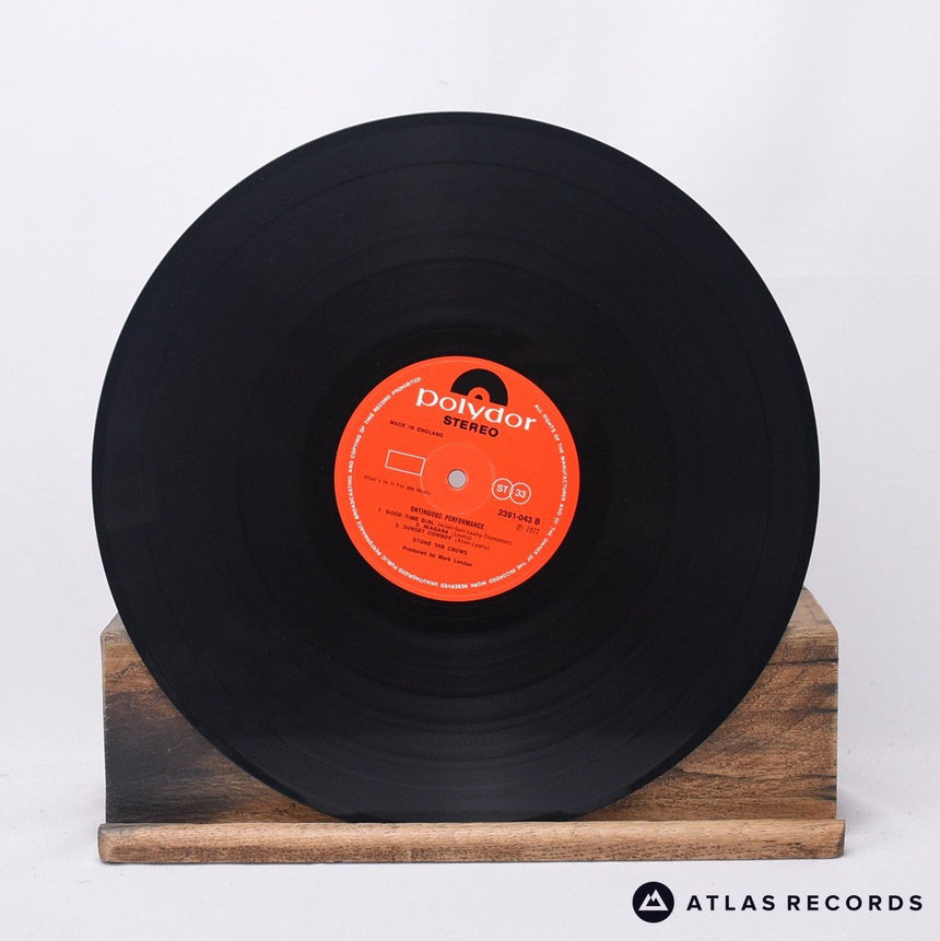 Stone The Crows - Ontinuous Performance - Porky LP Vinyl Record - EX/EX