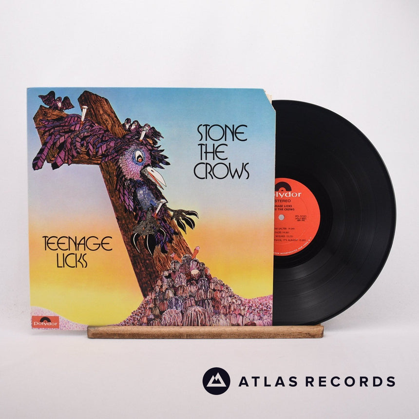 Stone The Crows Teenage Licks LP Vinyl Record - Front Cover & Record