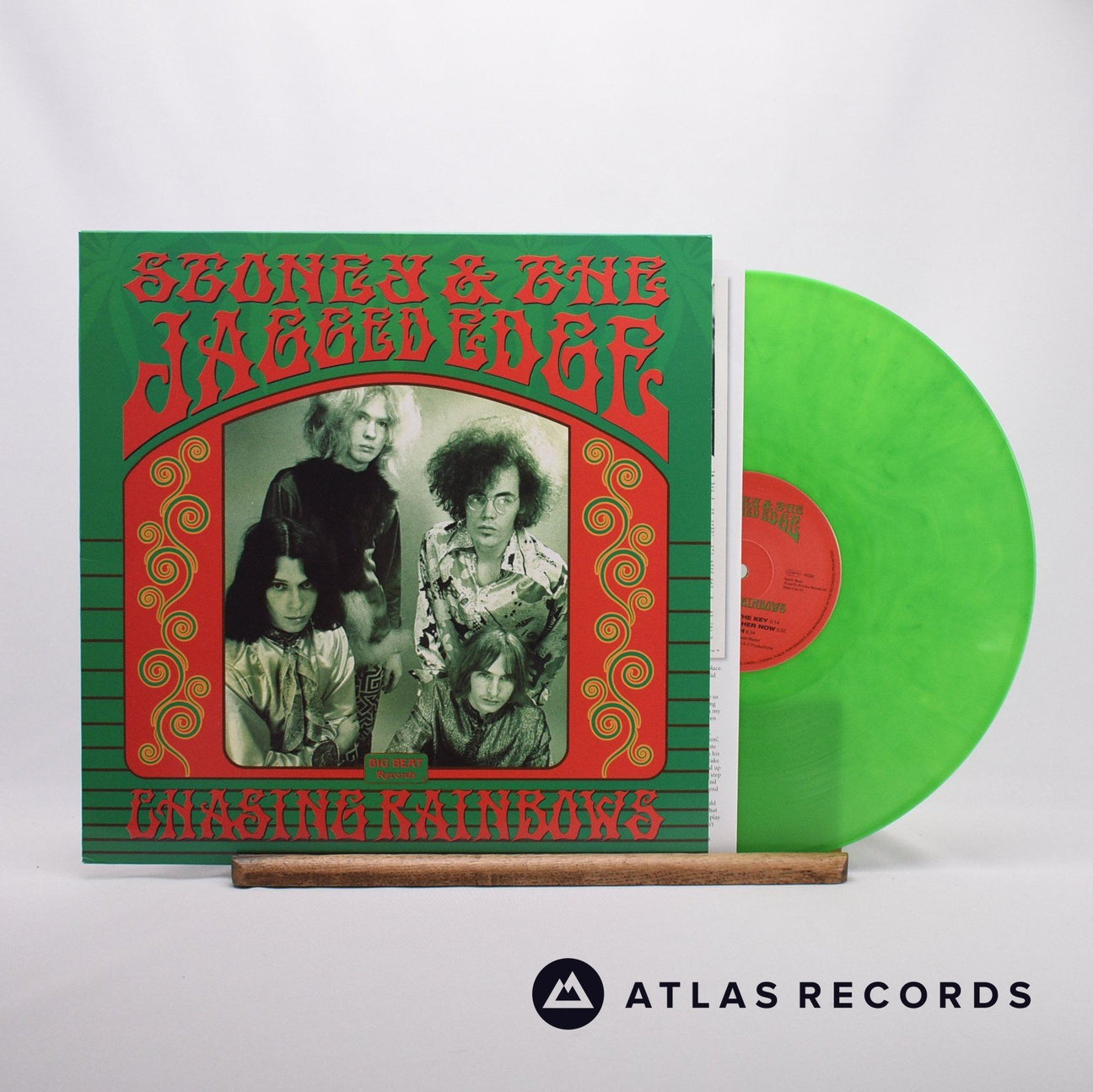 Stoney & The Jagged Edge Chasing Rainbows LP Vinyl Record - Front Cover & Record