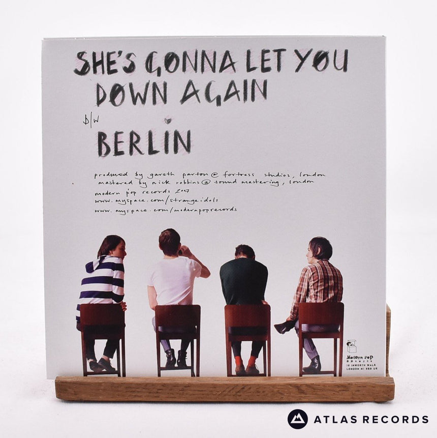 Strange Idols - She's Gonna Let You Down Again - White 7" Vinyl Record - NM/NM