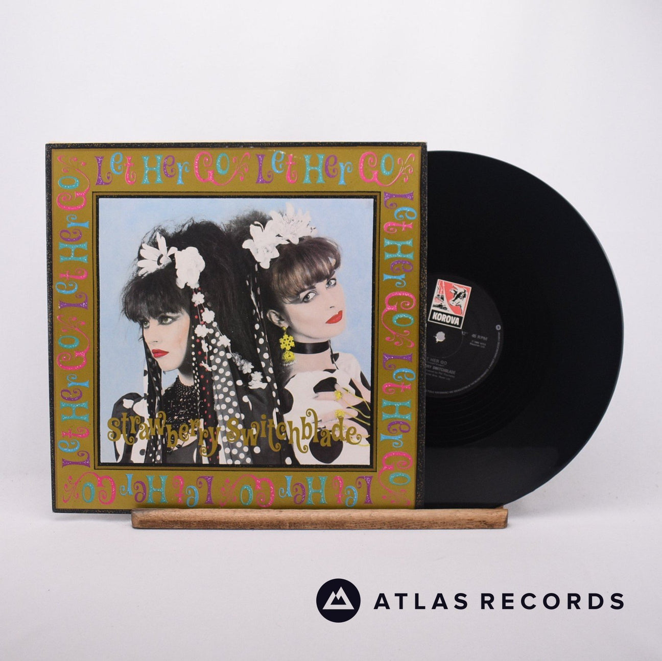 Strawberry Switchblade Let Her Go 12" Vinyl Record - Front Cover & Record