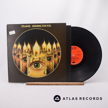 Strawbs Burning For You LP Vinyl Record - Front Cover & Record