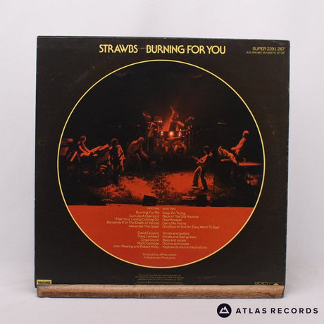 Strawbs - Burning For You - Lyric Sheet Masterdisk LP Vinyl Record - EX/EX