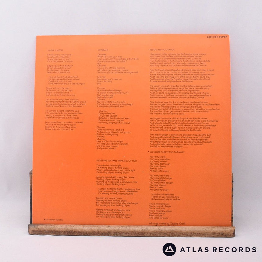 Strawbs - Deep Cuts - Lyric Sheet LP Vinyl Record - VG+/EX