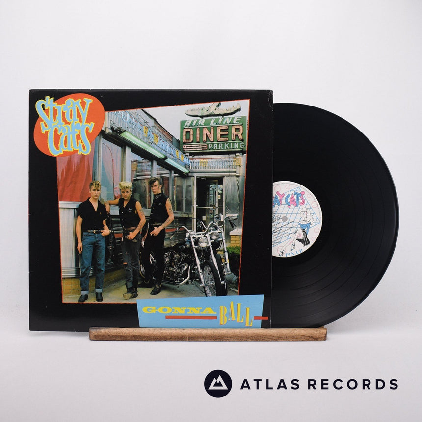Stray Cats Gonna Ball LP Vinyl Record - Front Cover & Record