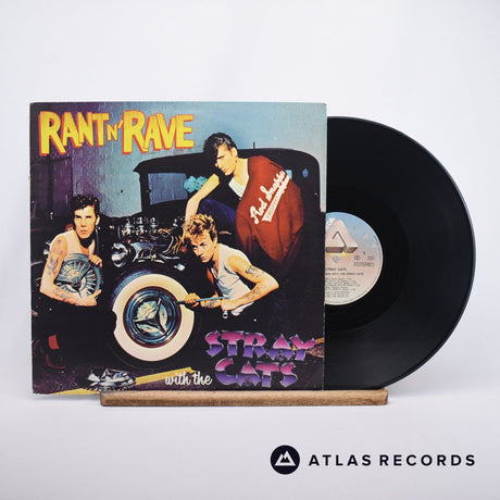 Stray Cats Rant N' Rave With The Stray Cats LP Vinyl Record - Front Cover & Record