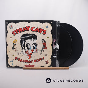 Stray Cats Runaway Boys! The Anthology 2 x LP Vinyl Record - Front Cover & Record