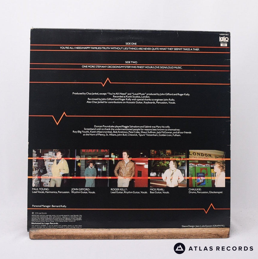 Streetband - London - Clear LP Vinyl Record - VG+/EX