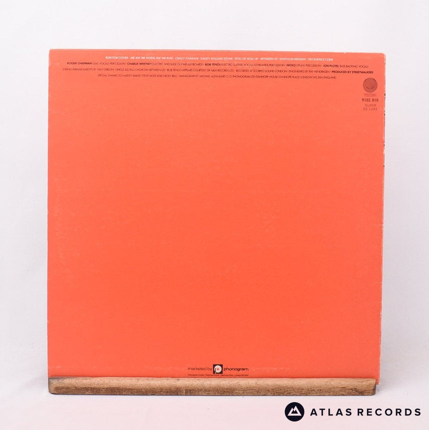 Streetwalkers - Red Card - Embossed Sleeve LP Vinyl Record - VG+/EX