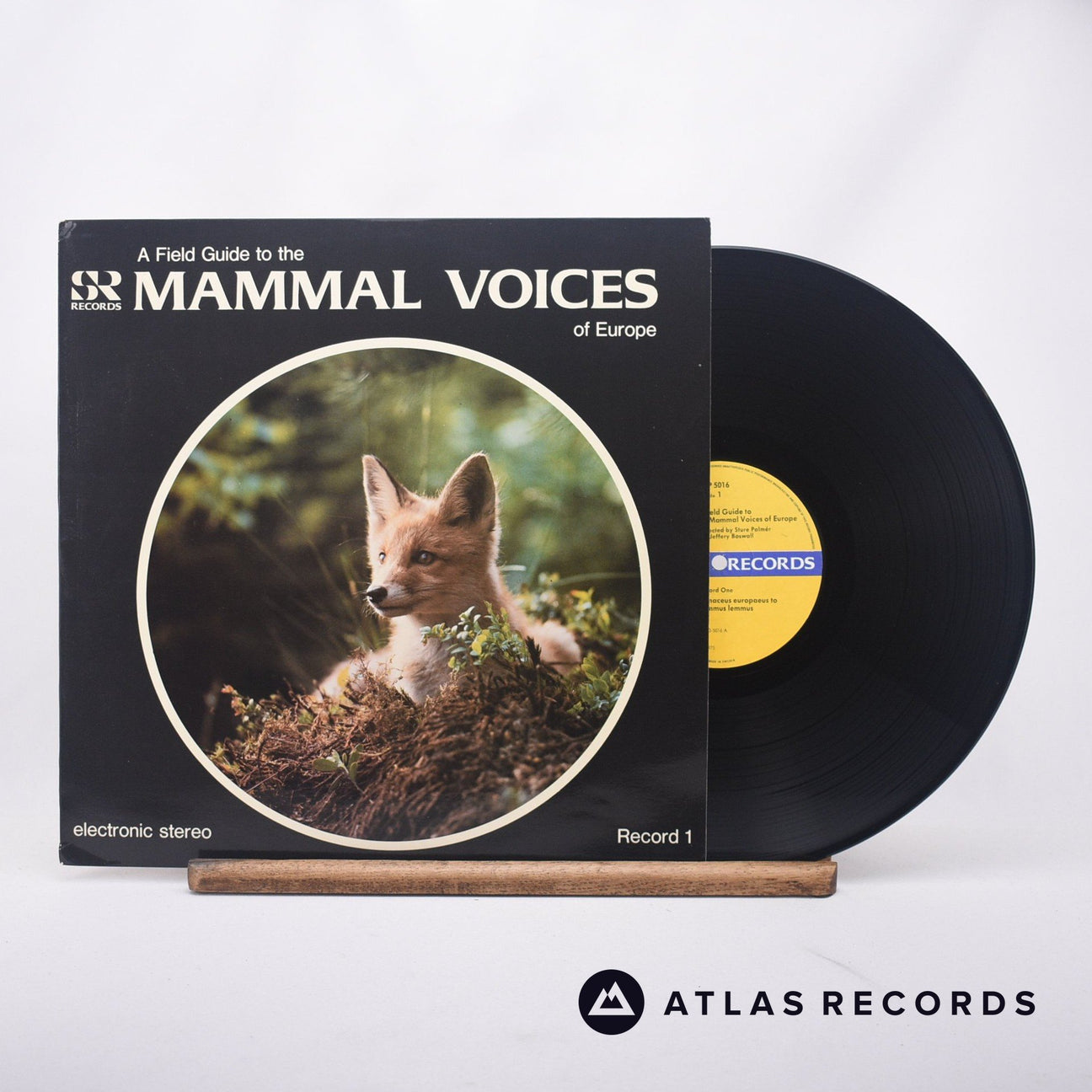 Sture Palmér A Field Guide To The Mammal Voices Of Europe LP Vinyl Record - Front Cover & Record