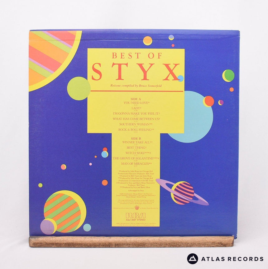 Styx - Best Of Styx - LP Vinyl Record - EX/EX