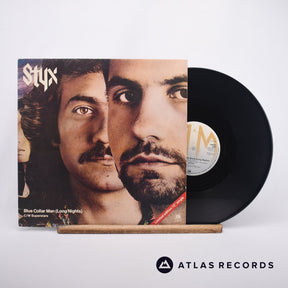 Styx Blue Collar Man 12" Vinyl Record - Front Cover & Record