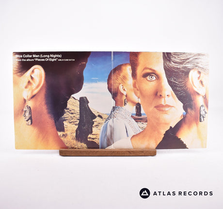 Styx - Blue Collar Man - Blue Gatefold 7" Vinyl Record - EX/EX