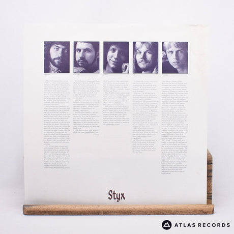 Styx - Crystal Ball - Lyric Sheet LP Vinyl Record - VG+/VG+