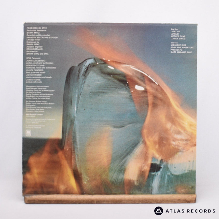 Styx - Equinox - Lyric Sheet LP Vinyl Record - EX/VG+