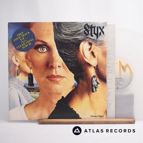 Styx Pieces Of Eight LP + 7" Vinyl Record - Front Cover & Record