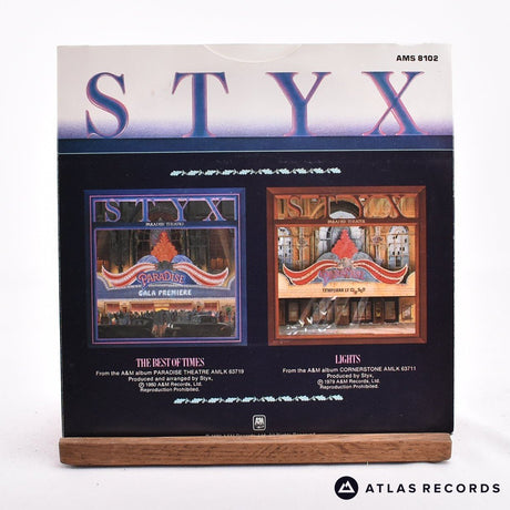 Styx - The Best Of Times - Etched 7" Vinyl Record - EX/EX