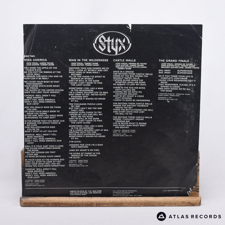 Styx - The Grand Illusion - LP Vinyl Record - VG+/VG+
