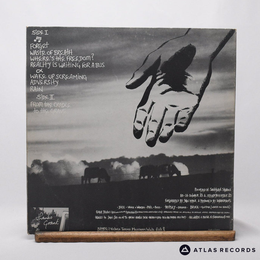 Subhumans - From The Cradle To The Grave - Mpo LP Vinyl Record - VG+/VG+