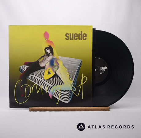 Suede Coming Up LP Vinyl Record - Front Cover & Record