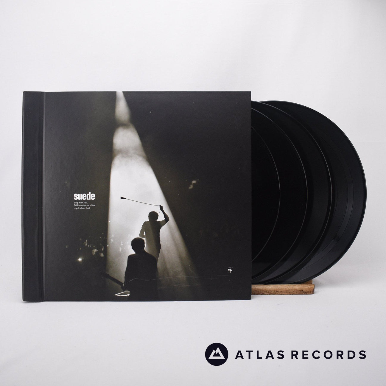 Suede Dog Man Star. 20th Anniversary Live. Royal Albert Hall. 4 x LP + 2 x CD Vinyl Record - Front Cover & Record