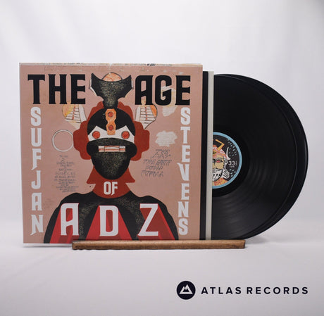 Sufjan Stevens The Age Of Adz Double LP Vinyl Record - Front Cover & Record