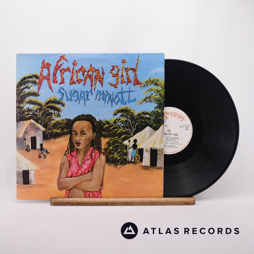 Sugar Minott African Girl LP Vinyl Record - Front Cover & Record