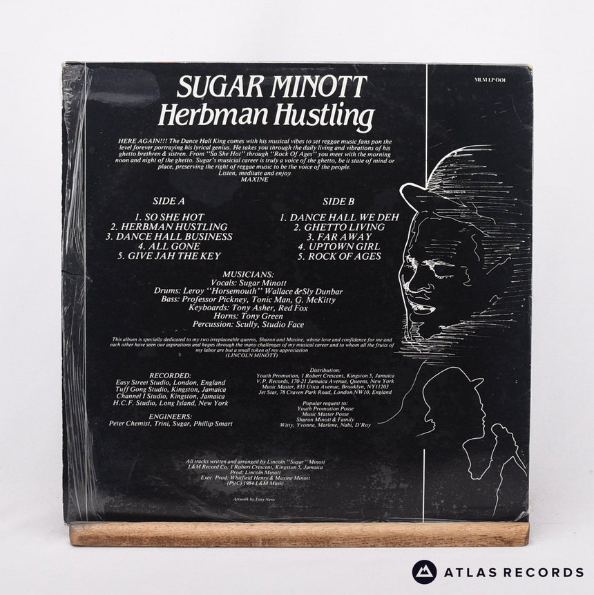 Sugar Minott - Herbman Hustling - LP Vinyl Record - VG+/EX