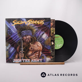 Suicidal Tendencies Join The Army LP Vinyl Record - Front Cover & Record