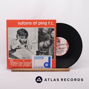 Sultans Of Ping F.C. Where's Me Jumper? 10" Vinyl Record - Front Cover & Record