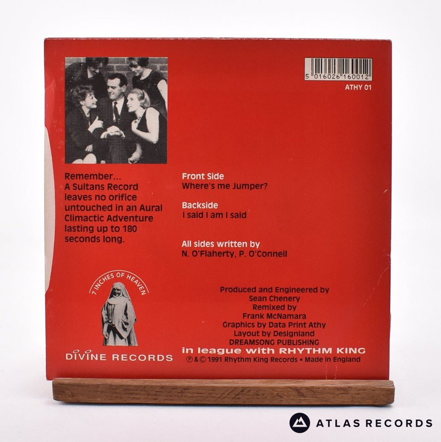 Sultans Of Ping F.C. - Where's Me Jumper? - 7" Vinyl Record - EX/VG+