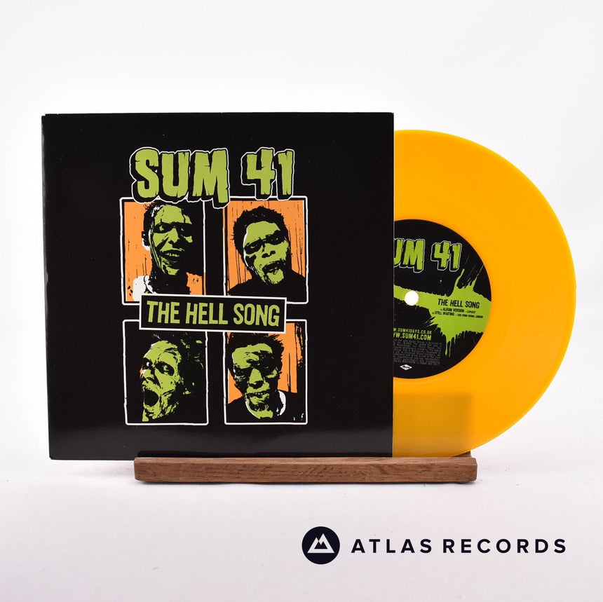 Sum 41 The Hell Song 7" Vinyl Record - Front Cover & Record
