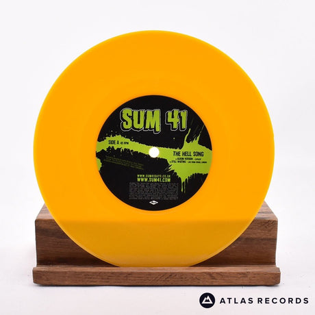 Sum 41 - The Hell Song - Yellow 7" Vinyl Record - NM/NM