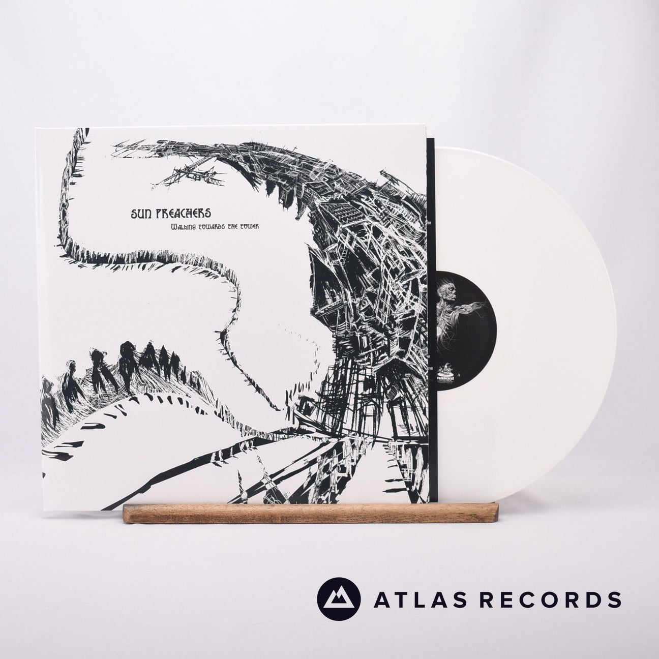 Sun Preachers Walking Towards The Tower LP Vinyl Record - Front Cover & Record