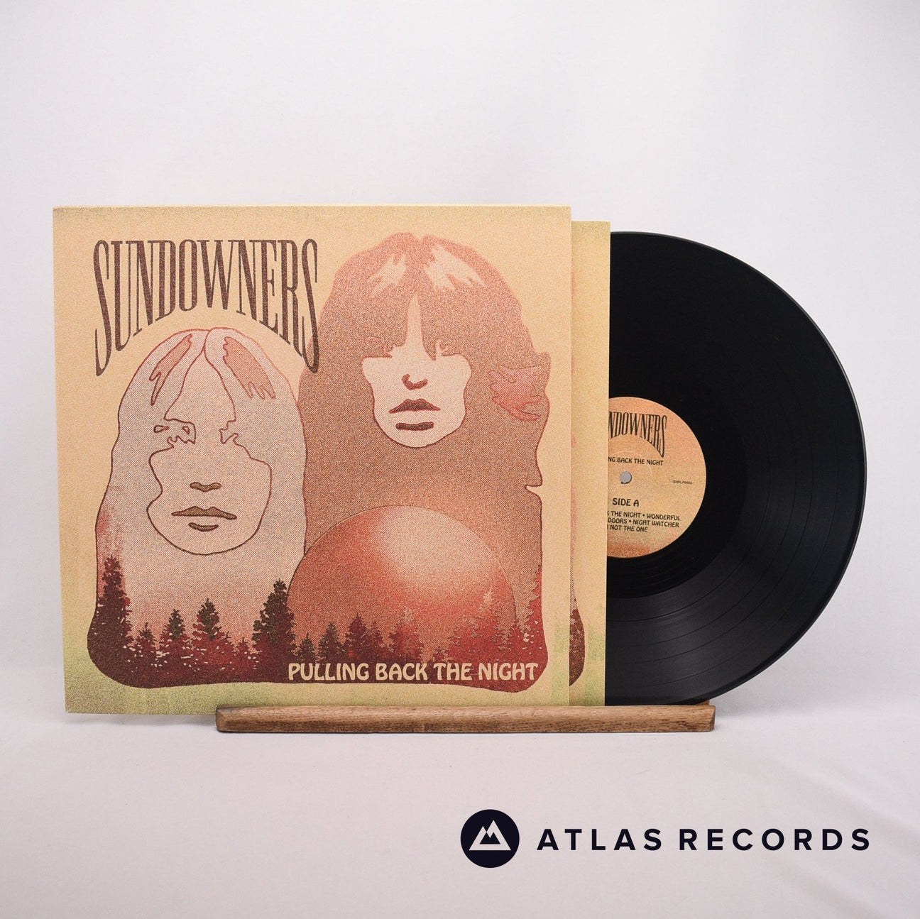 Sundowners Pulling Back the Night LP Vinyl Record - Front Cover & Record
