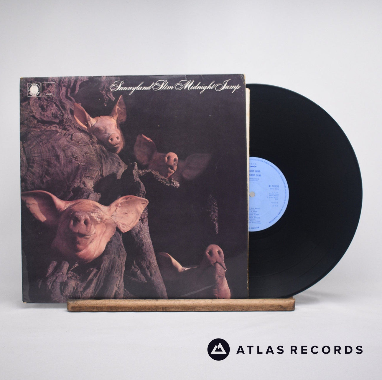 Sunnyland Slim Midnight Jump LP Vinyl Record - Front Cover & Record