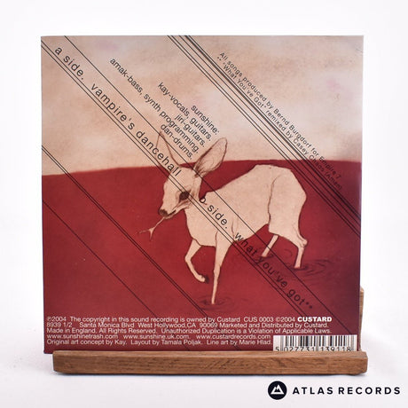 Sunshine - Vampire's Dancehall - Red Limited Edition 7" Vinyl Record - NM/NM