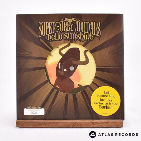 Super Furry Animals Hello Sunshine 7" Vinyl Record - Front Cover & Record