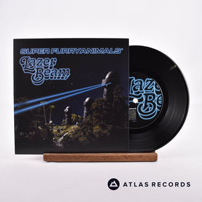 Super Furry Animals Lazer Beam 7" Vinyl Record - Front Cover & Record