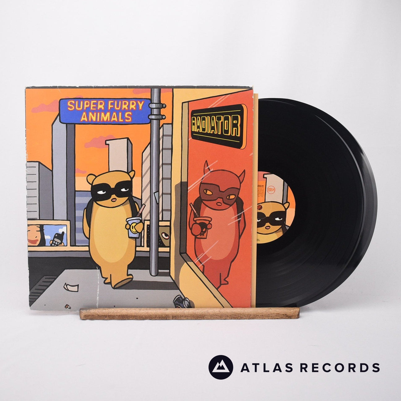 Super Furry Animals Radiator 2 x LP Vinyl Record - Front Cover & Record