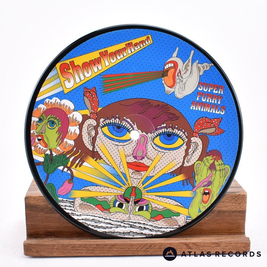 Super Furry Animals - Show Your Hand - Picture Disc 7" Vinyl Record - VG+/EX